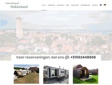 Tablet Screenshot of hekkeland.nl